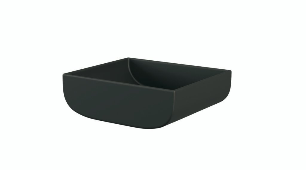 BASIN LEUCA BLACK 45X39