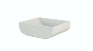 BASIN LEUCA WHITE 45X39