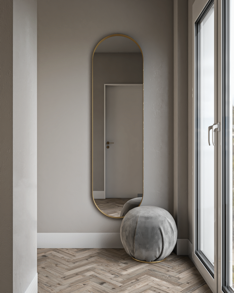 IRON FLOOR SEMI OVAL